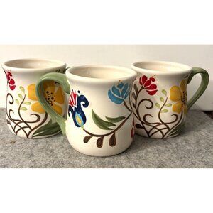 3 Vida Eva Mendes Espana Jardine 20oz. Handcrafted Mugs  # 2907